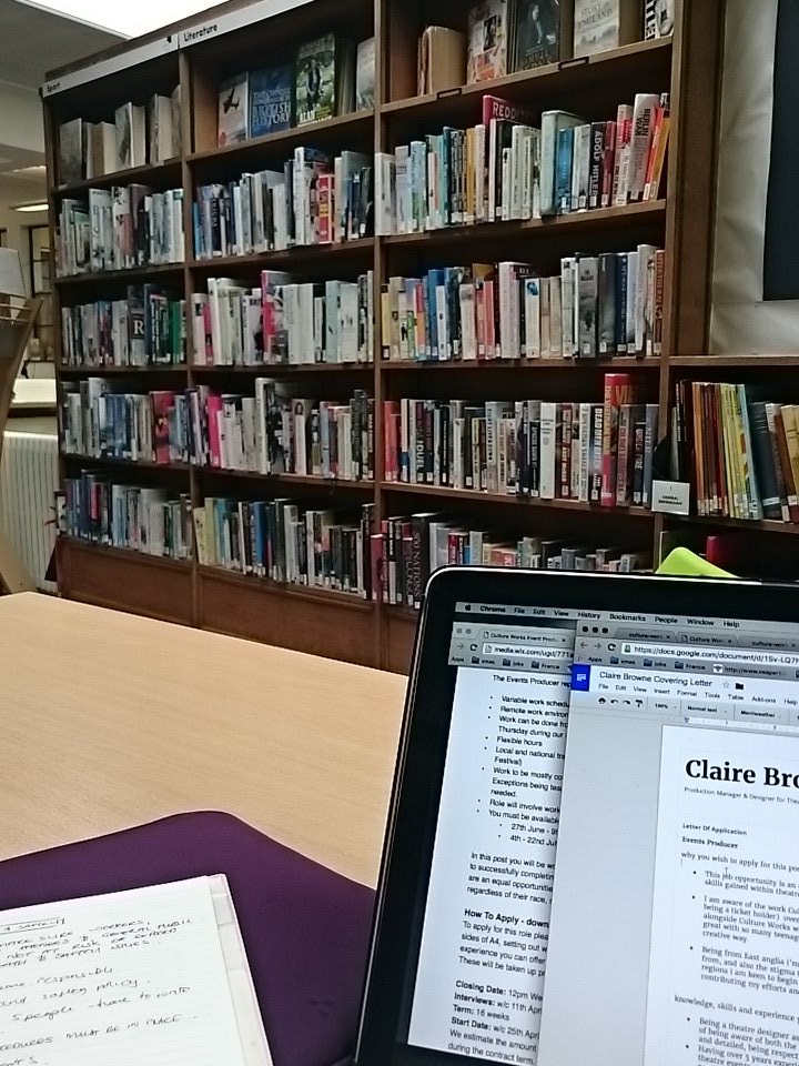 Getting on with work today quietly in libraries #freshpaint #refreshing #nosignofexpensivecoffee @kingsnortonlib