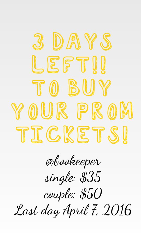 McKay2017's tweet photo. 3 DAYS LEFT!! BUY YOUR TICKETS ASAP w/ the book keeper https://t.co/mtlM2abb3t