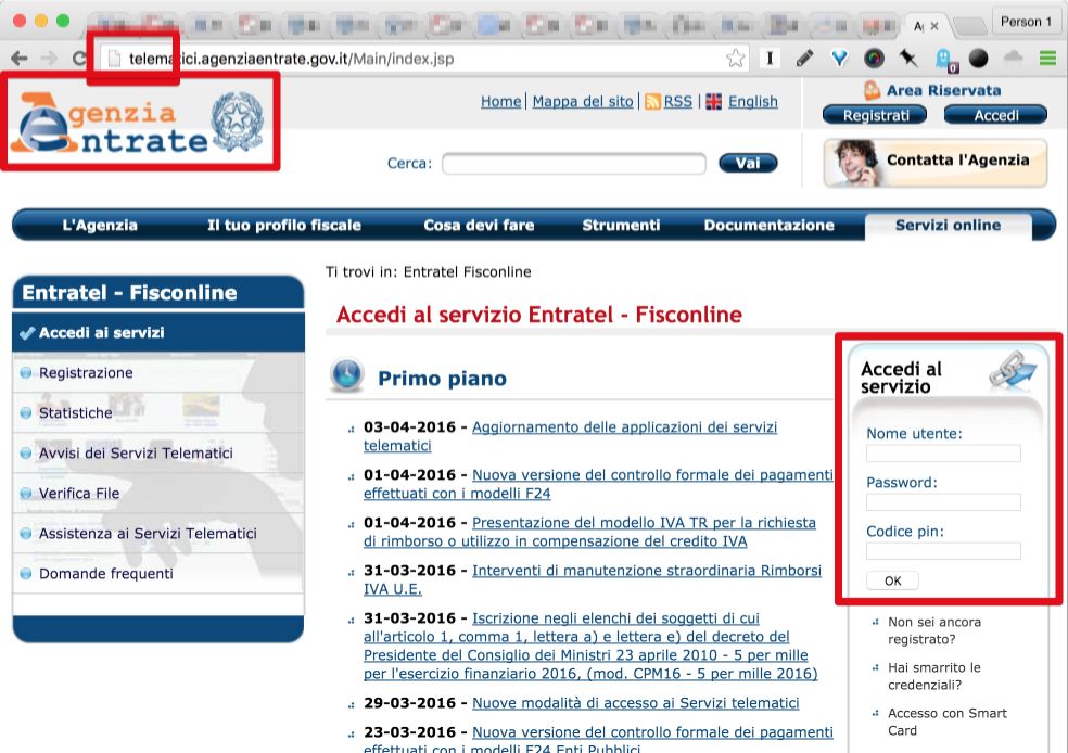 come scaricare entratel