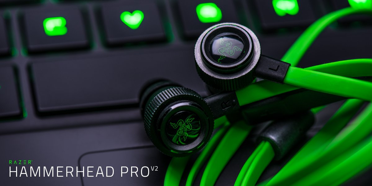 R L Z 3 R The Re Designed Razer Hammerhead Pro V2 Improved Audio Drivers An All New Body Design T Co L45q9rbc4j T Co Lm43swuz51