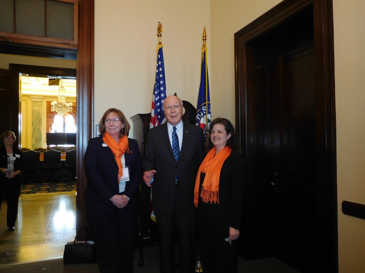 MS_NewEngland's tweet photo. TY @SenatorLeahy 4 mtg w/our #MSActivist team re: #Neurodata #NIH #CDMRP #MSresearch #MSactivist #MSPPC16 https://t.co/fzY8yweHYf