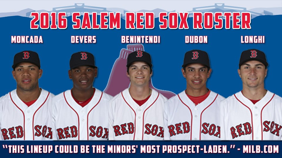 The Salem Red Sox on X: Here it is! The OFFICIAL 2016 Salem Red Sox Travel  Roster:   / X