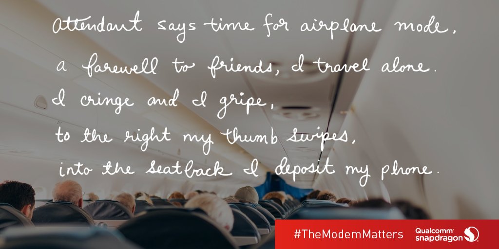 Qualcomm's tweet photo. Life on โ mode is no life at all. #TheModemMatters https://t.co/sWhgnOpoyv