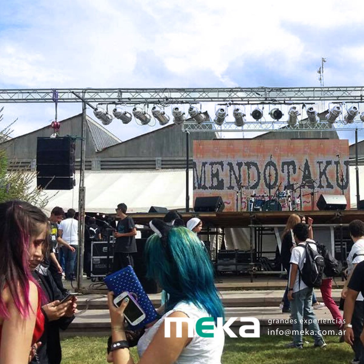 MEKAVISUAL's tweet photo. El fin de semana estuvimos acompañando al #Mendotaku #MekaVisual https://t.co/jNnxYwWVqF