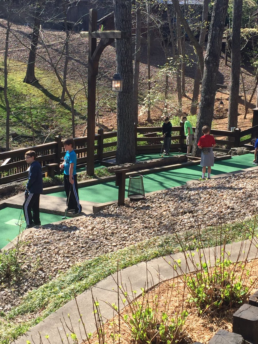 4th graders enjoying a beautiful morning at Sugar Creek for their 3rd quarter reward #referralfree