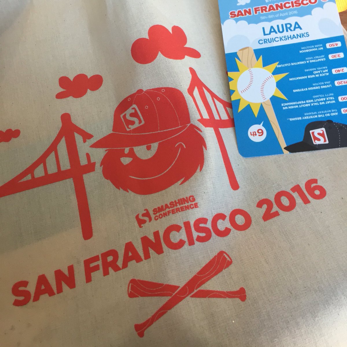 At #smashingconf ! Any other friends here? <a href="/jina/">Jina Anne</a>