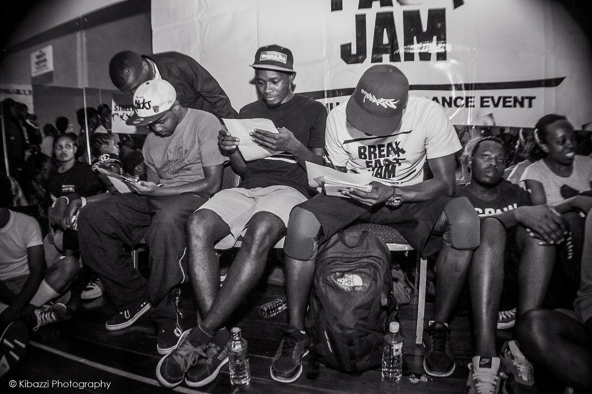 breakfastjam1's tweet photo. The judges @AbramzTekya @kaweesimark &amp; Bboy Kay at #BFJ2015KenyaElims
https://t.co/qQuBNUAjdx https://t.co/lwSY4anzLu