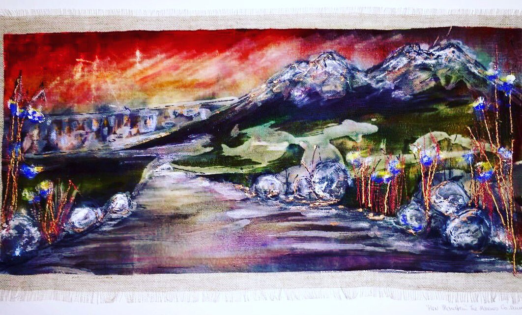 Handpainted silks " the wall " Mournes co.down <a href="/Newryie/">Newry.ie</a> <a href="/Independent_ie/">Irish Independent</a> <a href="/IURfm/">IURfm</a>