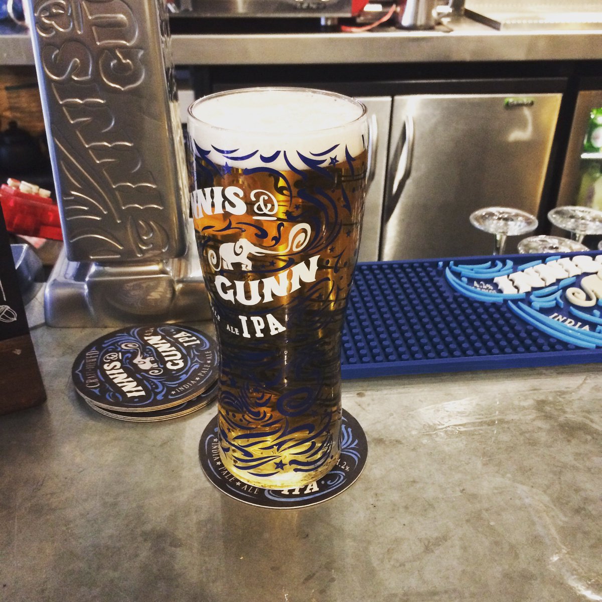BeerKitchenEDI's tweet image. Tried our NEW @innisandgunn IPA yet?! Here 1 week before anywhere else! #newipa #elephant #tuesdaytreat #refreshing