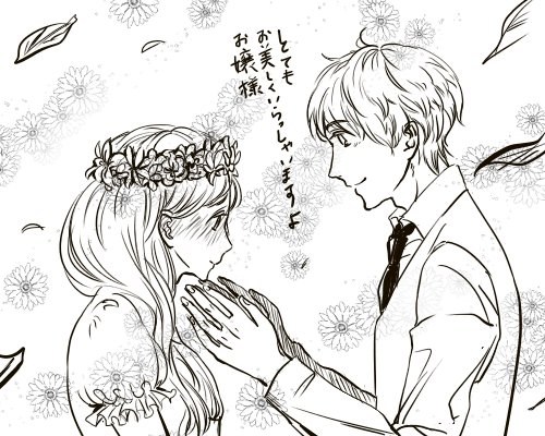 @mika_npmt らくがきで申し訳ないのですが花祭りハシドロおいておきますね…… 