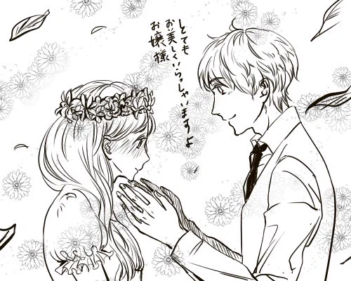 @mika_npmt らくがきで申し訳ないのですが花祭りハシドロおいておきますね…… 