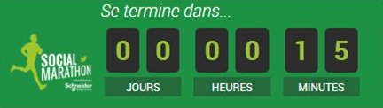 socialmarathon's tweet photo. Allez plus que 15min pour finir ton @socialmarathon !!! https://t.co/u93WAahejf