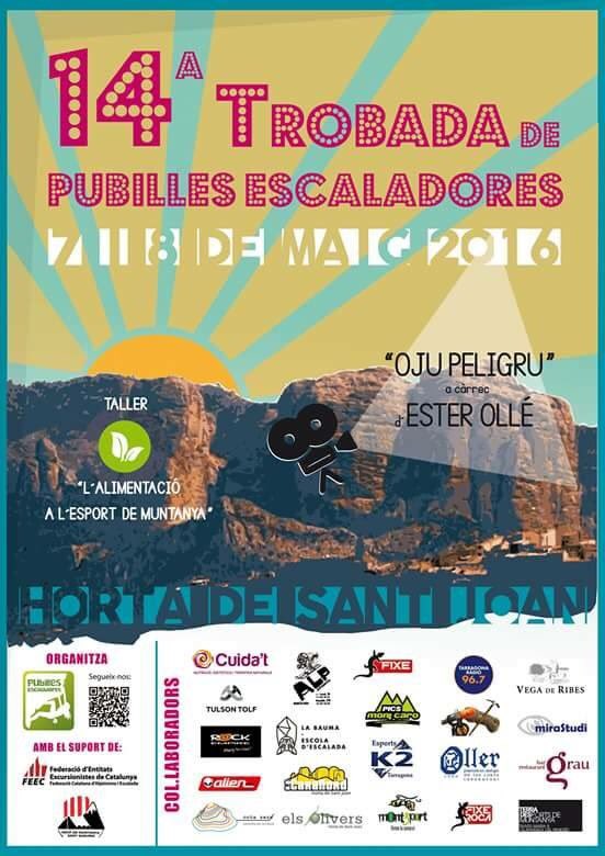 PontdeMahoma's tweet photo. Horta de Sant Joan acollirà el 7 i 8 de maig la 14ena Trobada de Pubilles Escaladores! Encara us hi podeu inscriure! https://t.co/yxXYRscc1M