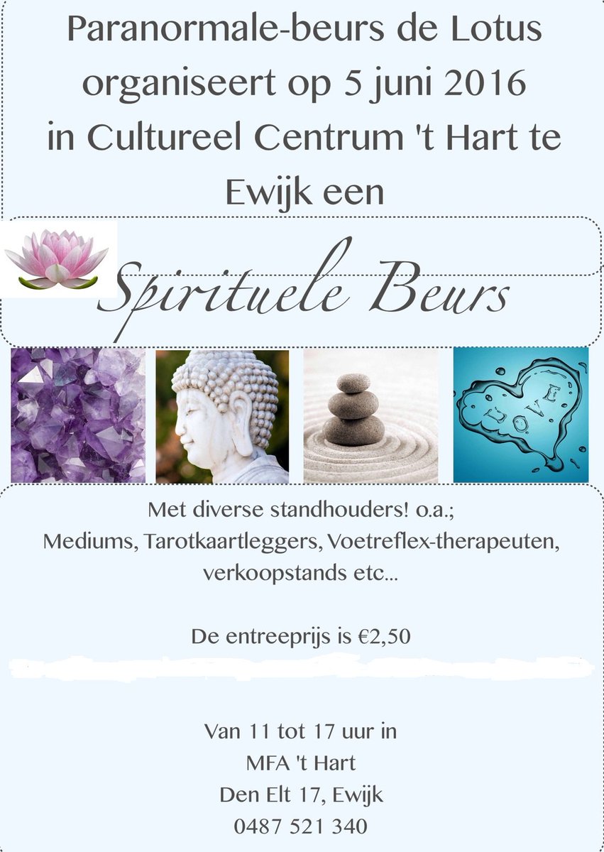 Lotusbeurzen's tweet image. #Spiritueel # Beurs # Ewijk ( @gem_Beuningen ) 5 juni 2016
