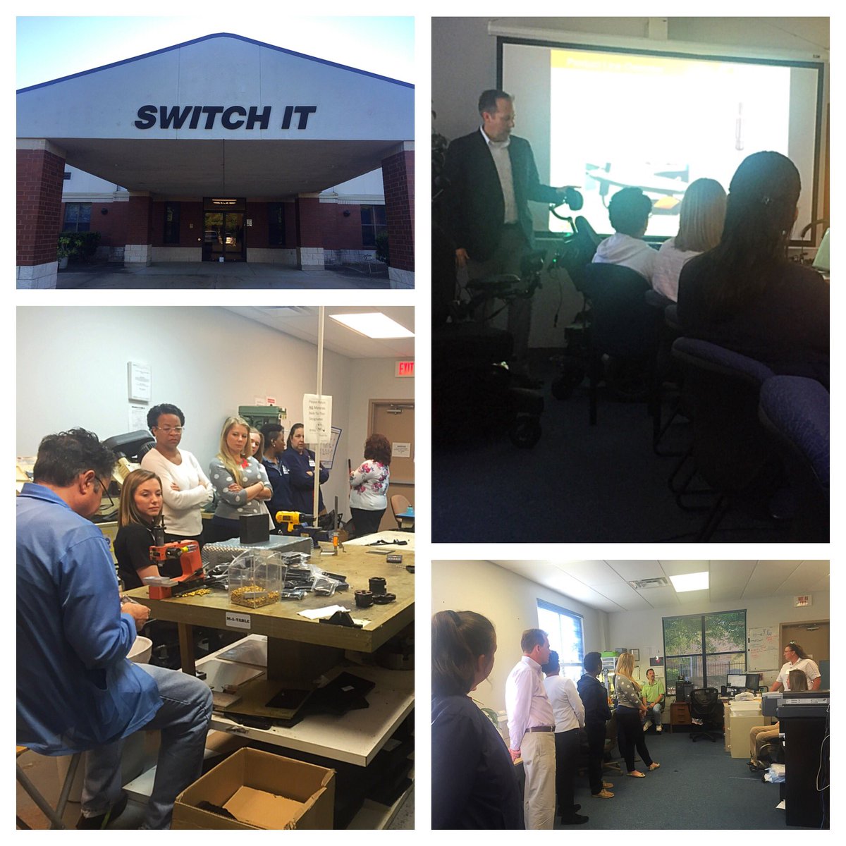 ATigerKiger's tweet photo. The @SwitchItInc "Day of Innovation" w/ clinicians from TIRR is underway in TX. #OneSunrise @SunriseMedical https://t.co/DT5bnI0l5J