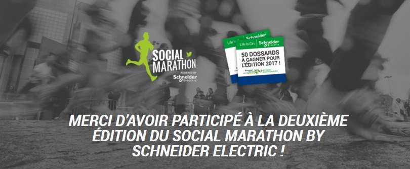 socialmarathon's tweet photo. Le @socialmarathon est terminé, tirage au sort avant 20h ce soir. https://t.co/MtvYy5R7sn