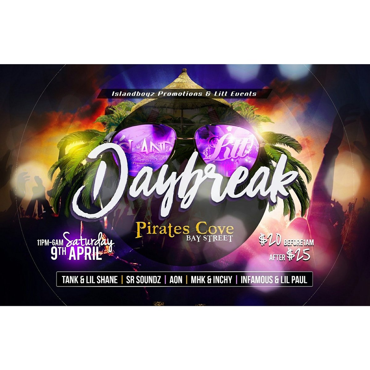 KidweHd's tweet photo. This saturday!!!! @IslandboyzPromo & #LittEvents presents #DayBreak #GetDey https://t.co/M8xS3FQCRH