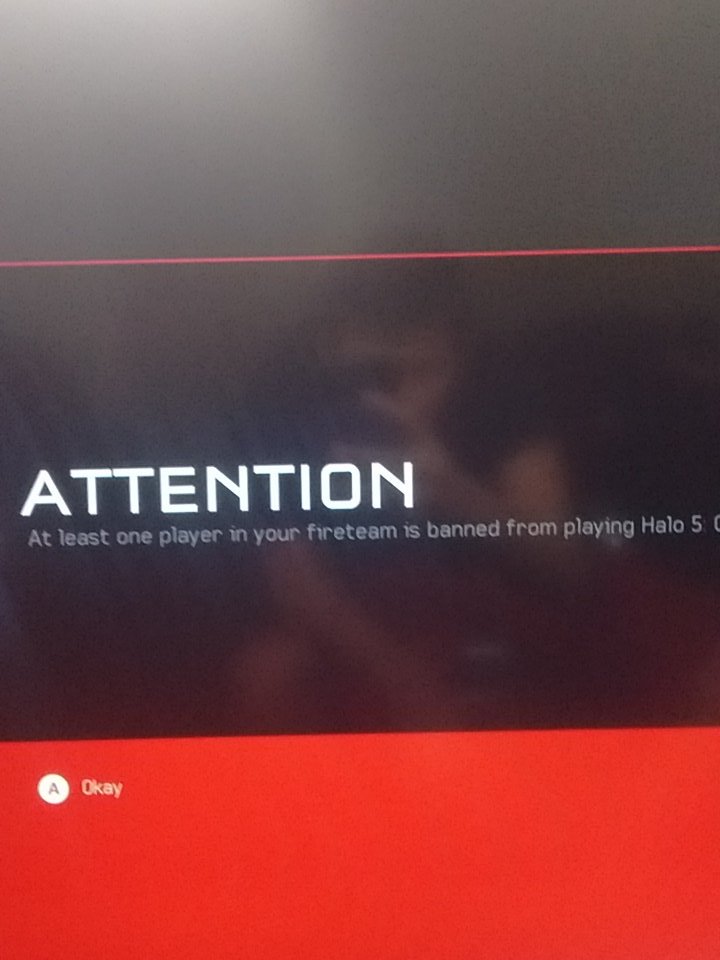 Exvelpsn's tweet photo. @Halo why did I get banned? https://t.co/N6xEat2WYQ