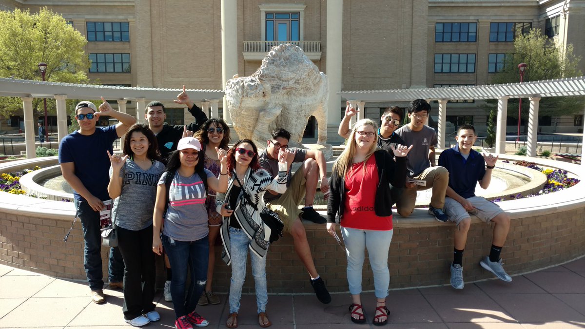jtrook's tweet photo. LHS juniors. Go Buffs. #wtvisit #wtamu https://t.co/vhfkXwSyjE