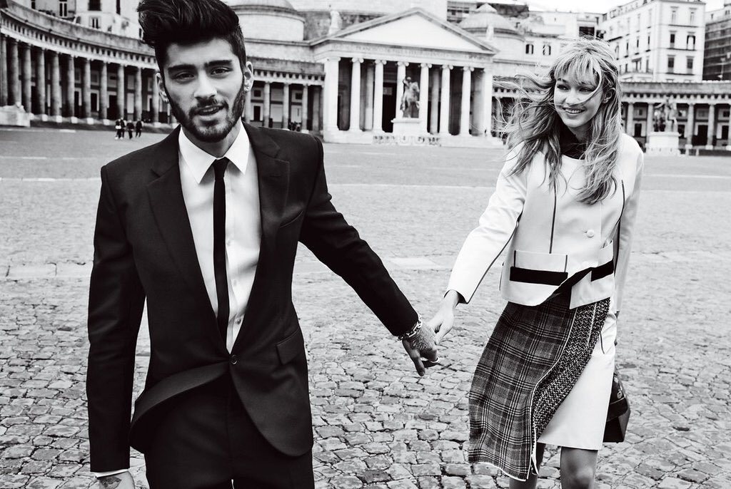UpdatesZMalik's tweet photo. Zayn and Gigi for Vogue US. https://t.co/jFrIRJpmoW