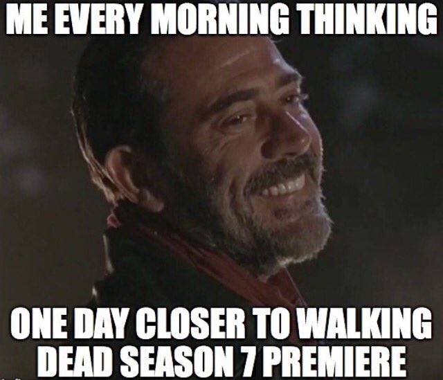 TWDJunkie's tweet photo. Taking it one day at a time...
#TWDFamily https://t.co/9SnyPubjmO