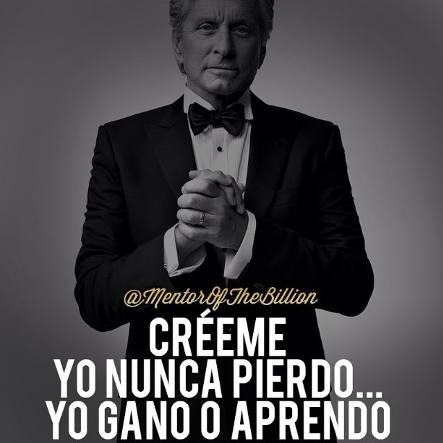 💪👊 @mentorofthebillion 👊💪

Foto: Michael Douglas
 #frases #motivación #inspiración #éxito