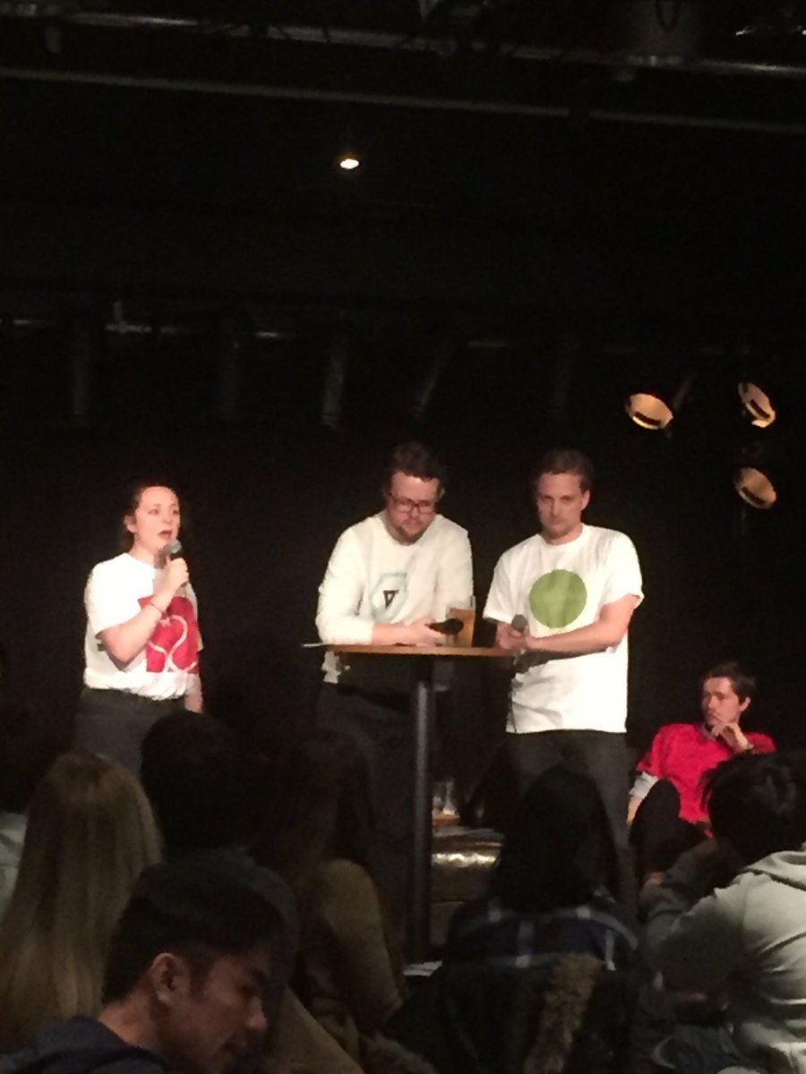 sosialdem's tweet photo. #studentvalget er igang, og vår førstekandidat Ingvild forsvarer likestillingen i debatt! Husk å stemme! https://t.co/bPjSyNEF6L