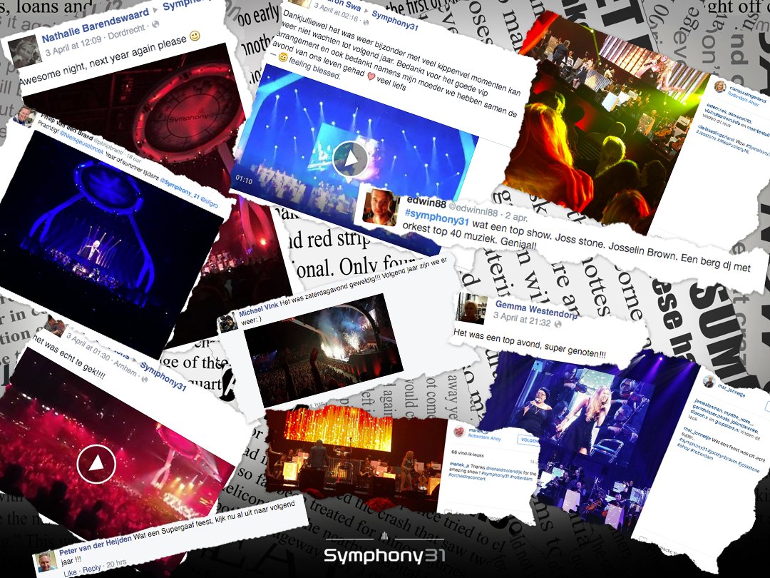 Symphony_31's tweet photo. WOW, wat was 't fantastisch. Bedankt voor alle leuke reacties, lieve berichten &amp; foto's! #Symphony31 https://t.co/ZEppLH6LxB