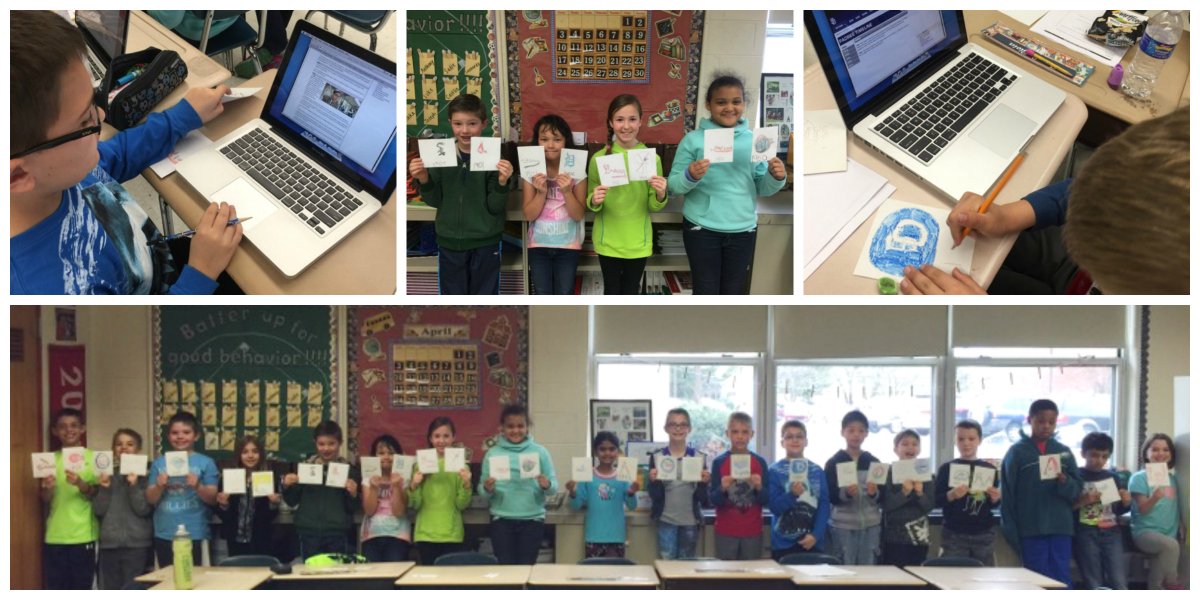 WestChesterASD's tweet image. #ExtonES students researched @MLB team history + recreated logos + made a human timeline on #OpeningDay!