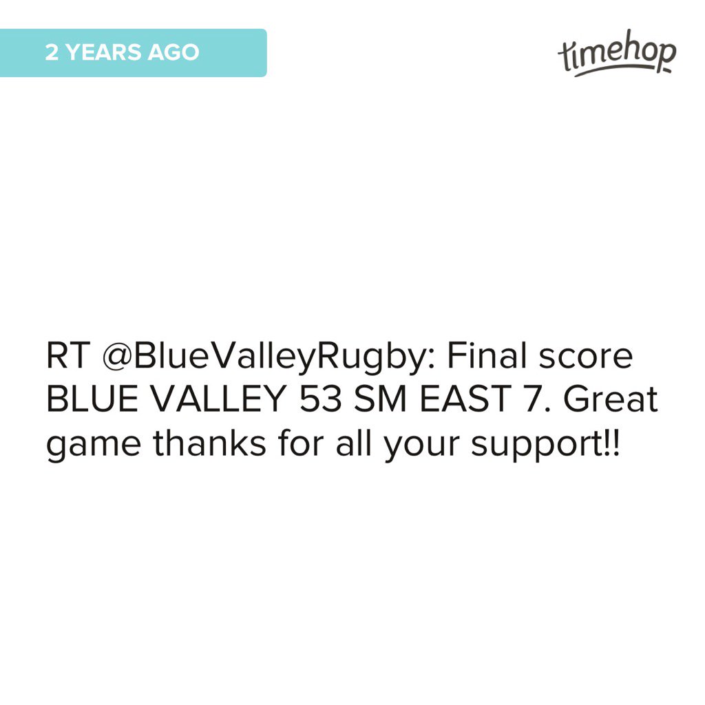 ChzyWhiteGuy24's tweet photo. Throwback Wednesday? #MissThatRivalry #timehop @BlueValleyRugby https://t.co/LtjZ5Dvftb