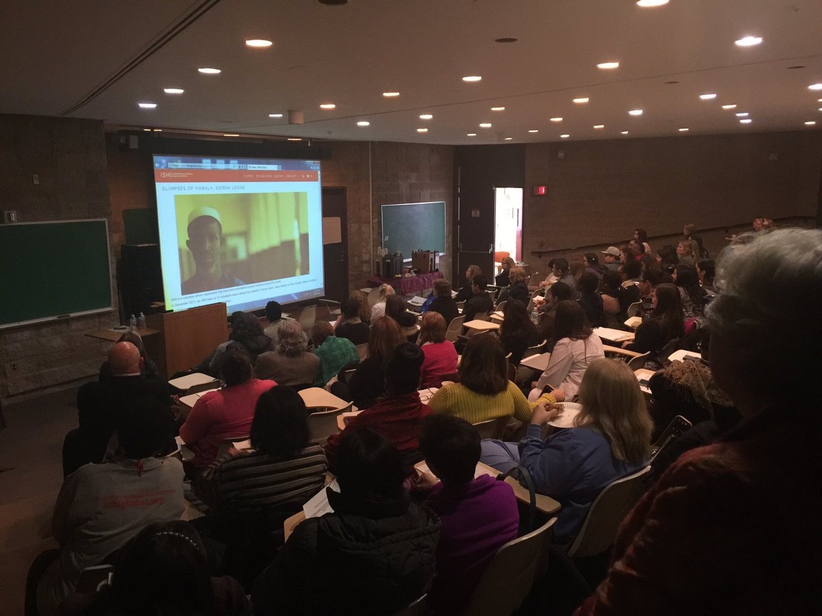 ISHIinfo's tweet photo. Great talk by @marinagold2 today, "Experiences in Sierra Leone"! #globalhealth #globalsurgery #SierraLeone https://t.co/o3x2CagqAg