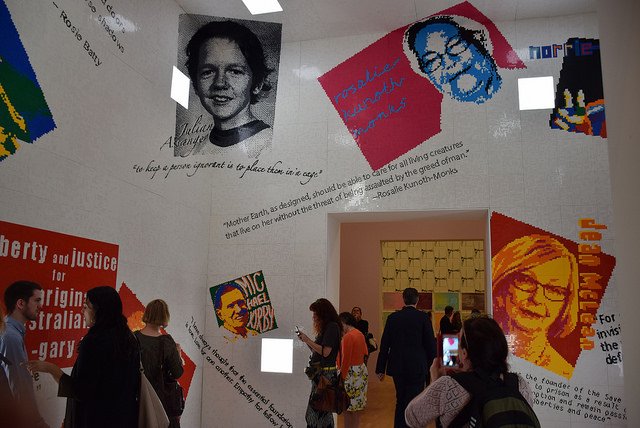 Melbourne's tweet photo. Wet day? Check out Warhol Wei Wei, into its final days at @NGVMelbourne https://t.co/2M8QZSe4HY https://t.co/X7Qb1LveXr