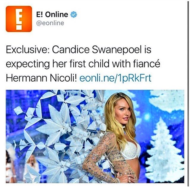Ohhh ❤️❤️ victoria's secret angel is gonna be a mom 😍😍 <a href="/angelcandice/">Candice Swanepoel</a>