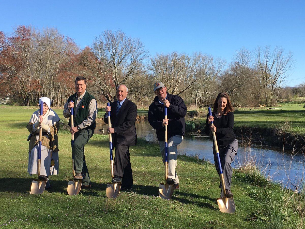 AbnMusterGround's tweet photo. Wolf Creek Stream Bank Restoration project ground breaking! https://t.co/tKYxv7djEe