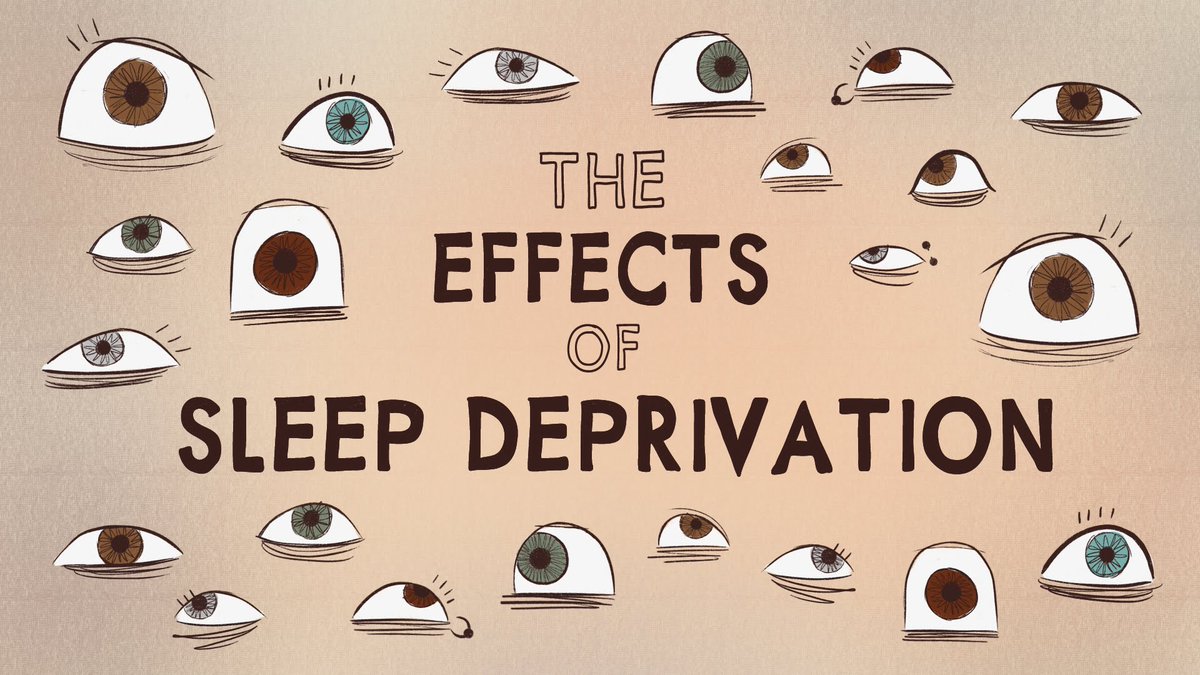 This lesson shows what happens to your body and brain when you deprive yourself of sleep: t.ted.com/tfdq3mj