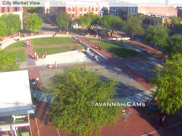 Enjoying the sun in downtown #Savannah #CityMarket
savannahcams.com