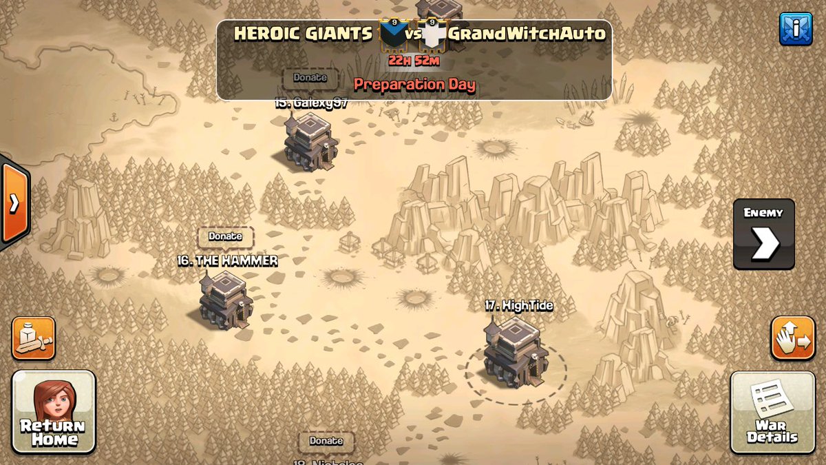 HighTideCOC's tweet photo. Another good match! Good Luck GrandWitchAuto! @grandwitchauto https://t.co/s3dLXlZKrU