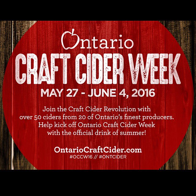 DrinkONApples's tweet photo. Here we go again... Mark your calendar! #occw16 #ontcider https://t.co/RktnAfQ36K