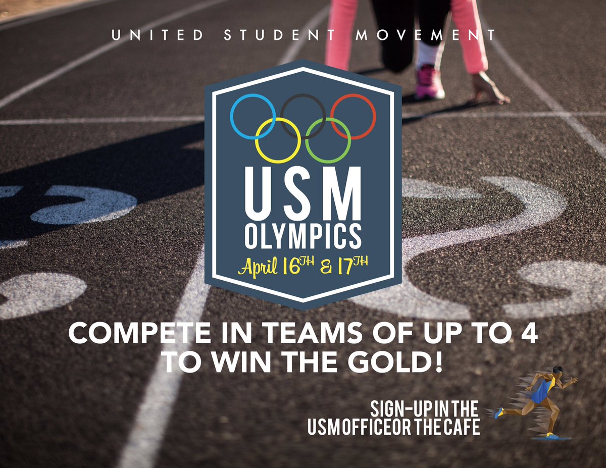 OU_USM's tweet photo. Sign up for the Oakwood Olympics !!
#USMStrong #Oakwood_RYS16 https://t.co/jpSObRwBtA