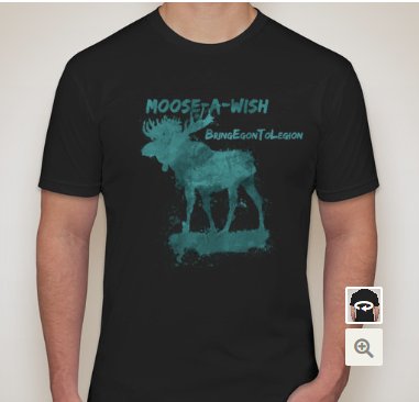 Cryoxene's tweet image. #MooseAWish Shirt preview!