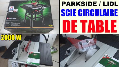Parkside table shop saw lidl