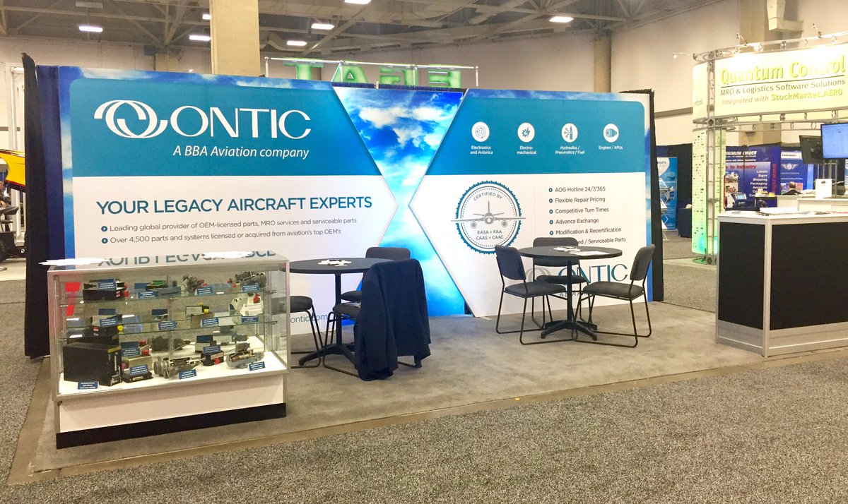 OnticEng's tweet image. #AskAnOnticExpert about our #ExtendedLifeSolutions for hundreds of aircraft around the globe at #MROAM Booth #2940!