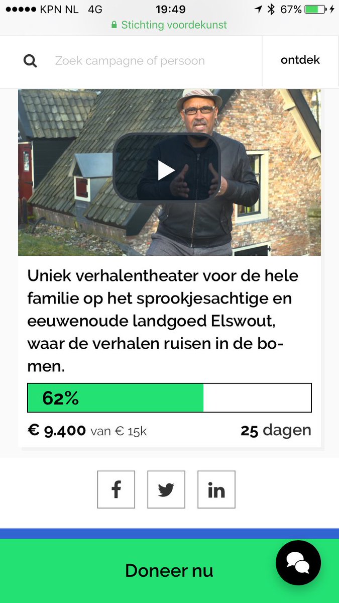 Nieuwe stijging naar 62% <a href="/voordekunst/">voordekunst</a> #doneer ook bit.ly/1TR6ZZV <a href="/HaarlemNL/">Nieuws uit de gemeente Haarlem</a> <a href="/Haarlemdichtbij/">Haarlem Nieuws</a> <a href="/haarlem/">haarlem</a>