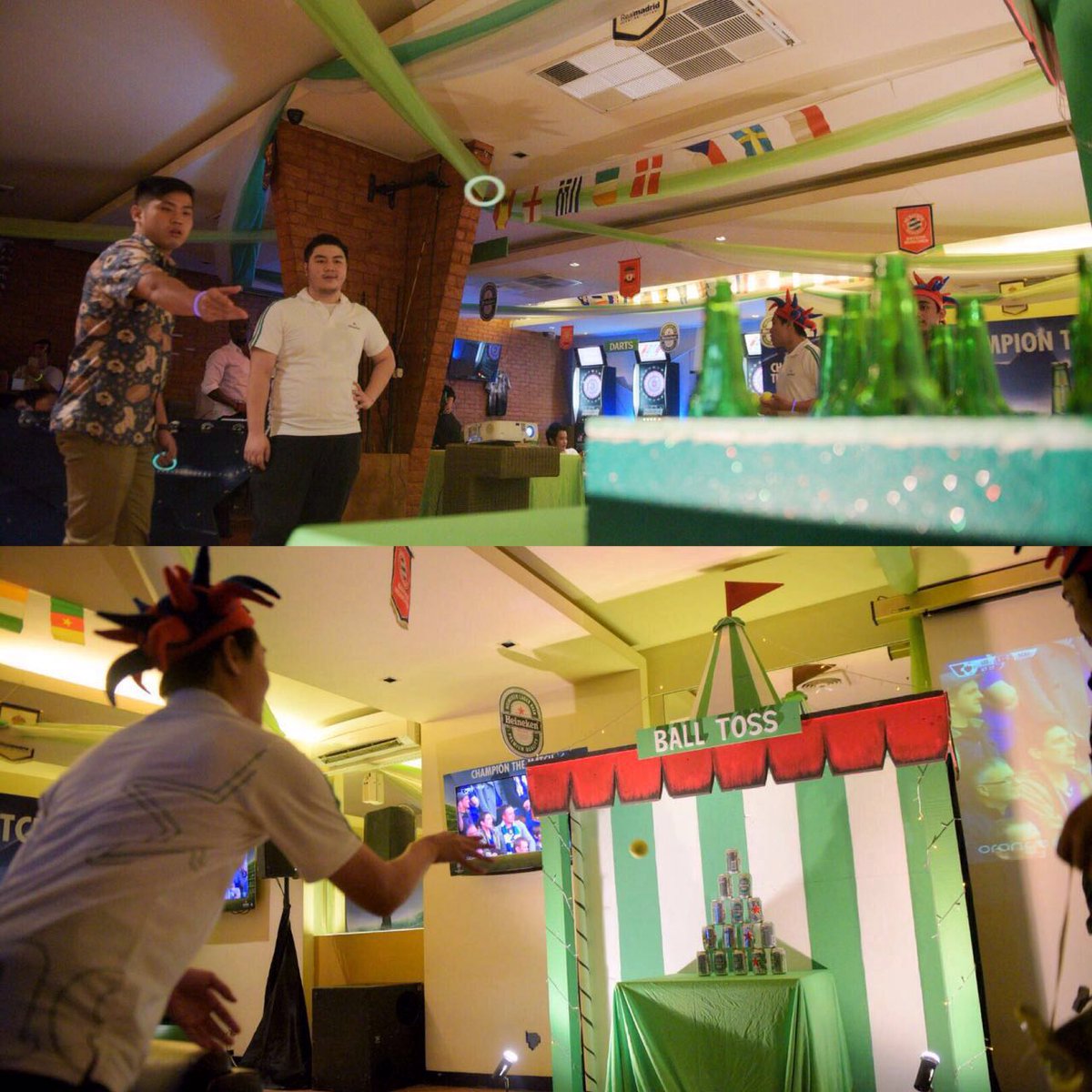 HeinekenID's tweet photo. The crowd at @cafe_icera are having fun. Come and be a part of #GreenIcera now! #ChampionTheMatch https://t.co/ImjUYzvQ9a