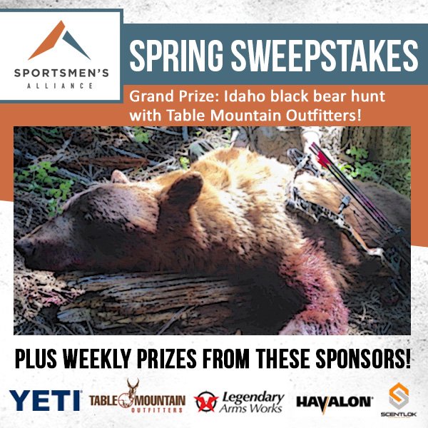 Sportsmen's Alliance Launches Spring Sweepstakes: sportsmensalliance.org/news/sportsmen…