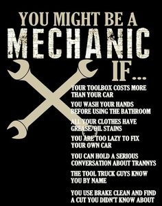 sjtrans1's tweet photo. You might be a mechanic if.... #Mechanic #MechanicTwitter #DieselMechanic #DIESEL #HiringMechanics https://t.co/H1wnqt5jKx