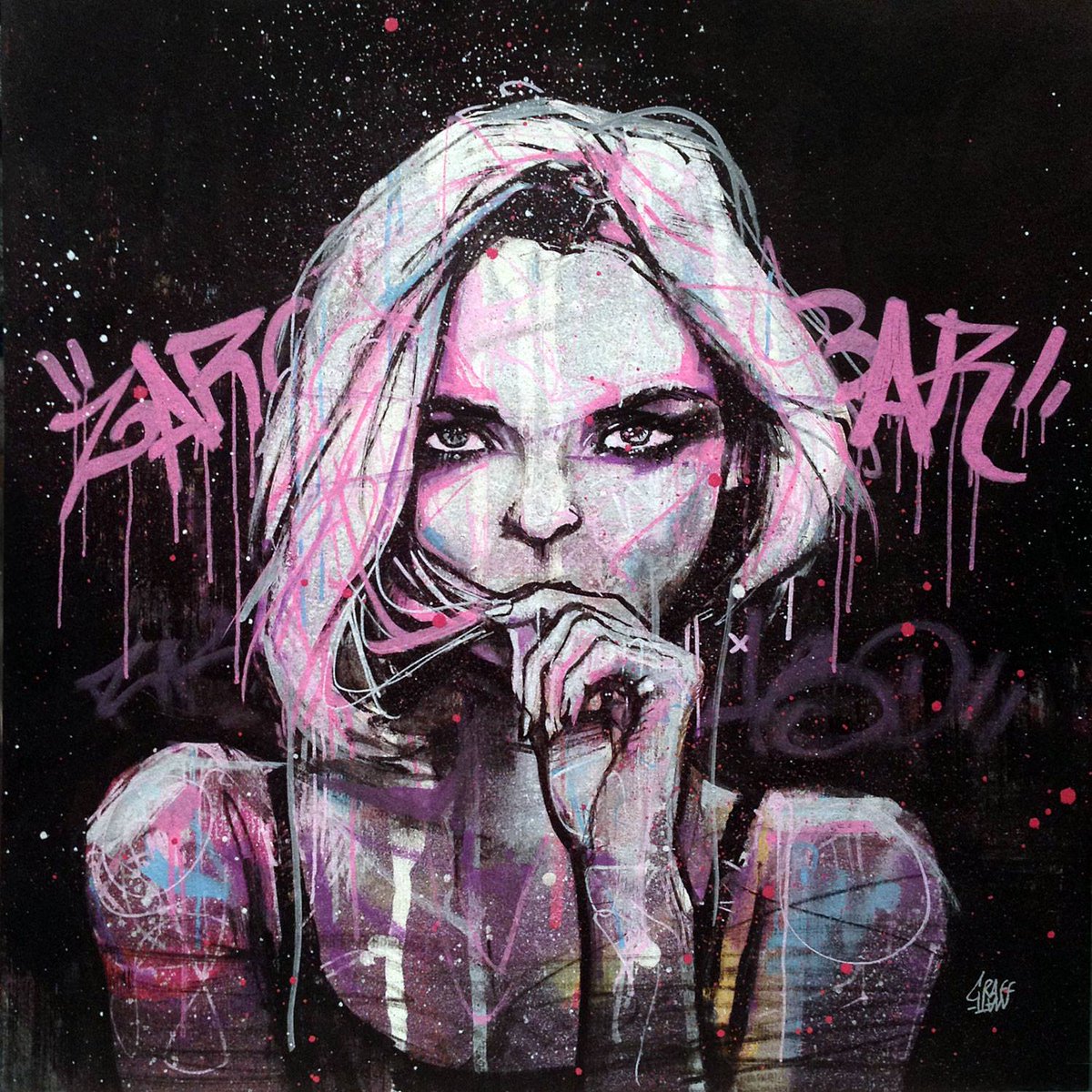 гранж арт. гранж арт. картины в стиле гранж. грандж арт. курт кобейн портрет.