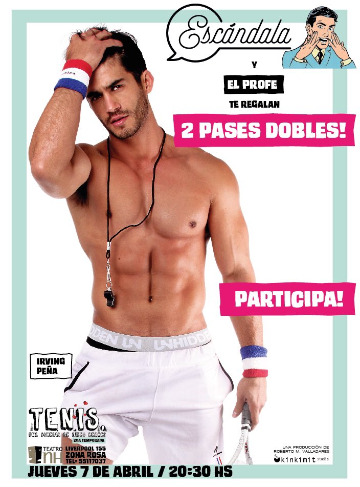 Gana un Pase doble para ver @Tenis2016Mexico! Tuit con más RT gana! ¿Qué les gustaría que les enseñara @irvingarif?