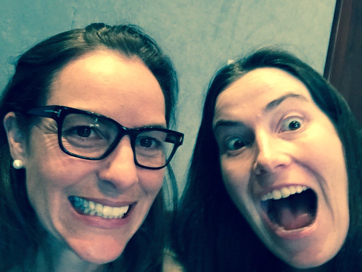 Goofing off in the back of the class while <a href="/Pure_Mollie/">Mollie Golden</a> is presenting. Hope she didn't notice. @PureStorage #PureIQ