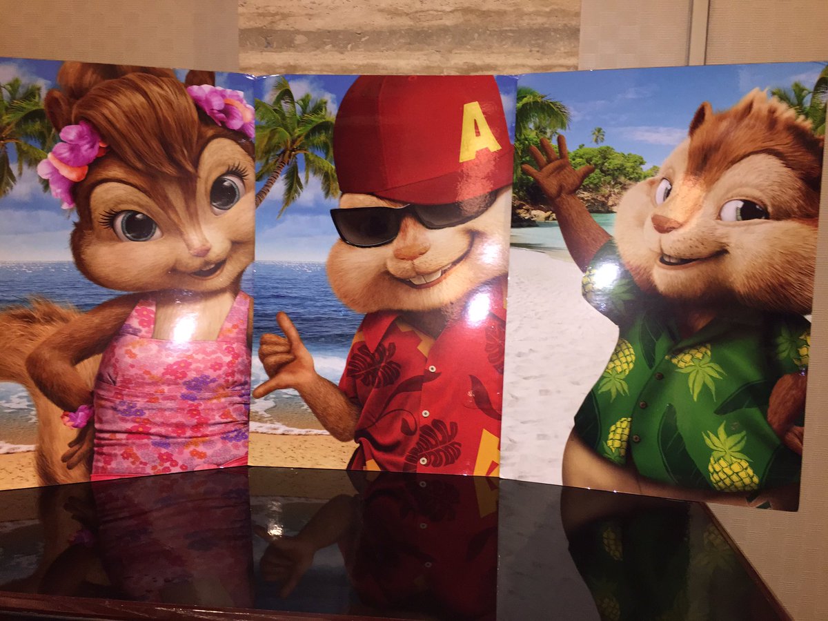 The Munks are in Miami !!!
#Hispz16, @FoxHomeEnt